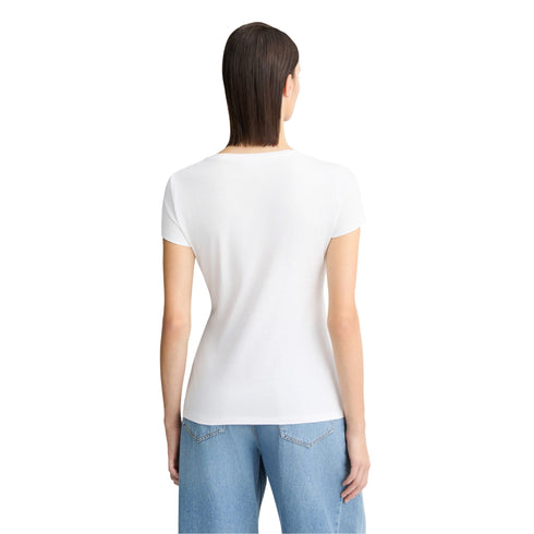 Liu Jo T-shirt T-shirt Donna girocollo con stampa strass XS P25 - LIU.JOWA5362JS923 - M9569 - XS - Francavilla Moda